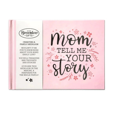 Heirloom Memory Book-Mom, Tell Me Your Story - Lemon And Lavender Toronto