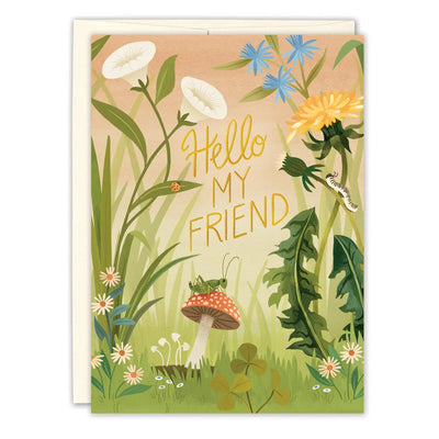 Hello My Friend Friendship Card - Lemon And Lavender Toronto
