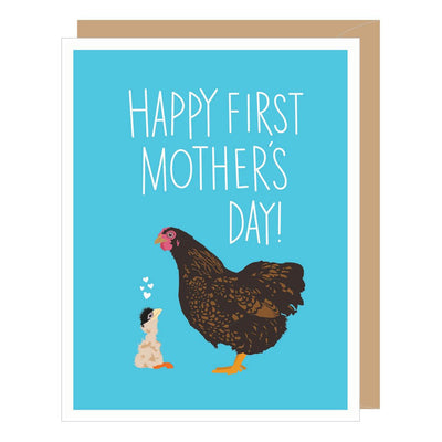 Hen + Chick First Mother's Day Card - Lemon And Lavender Toronto
