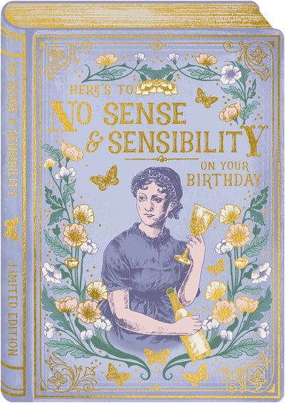 Here’s to no sense & sensibility Novel Cards - Lemon And Lavender Toronto