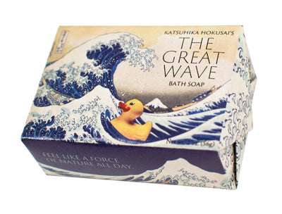 Hokusai's Great Wave Guest Soap - Lemon And Lavender Toronto