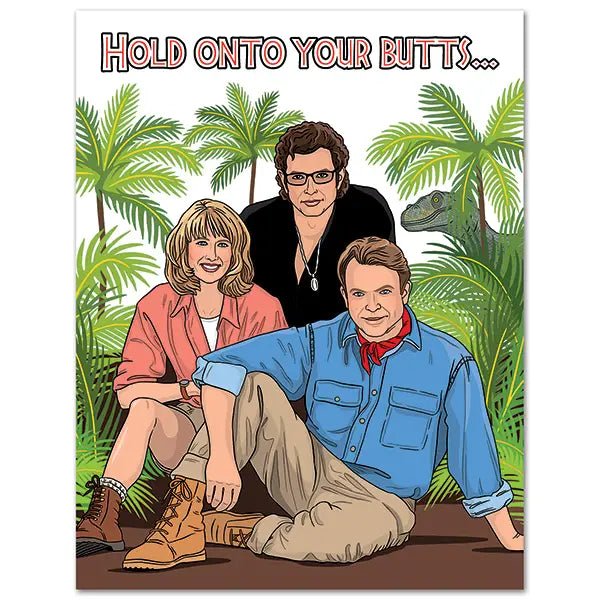 Hold Onto Your Butts Birthday Card - Lemon And Lavender Toronto