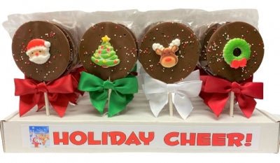 Holiday Cheer Suckers Milk Chocolate - Lemon And Lavender Toronto