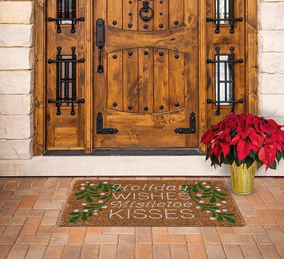 Holiday Wishes Doormat - Lemon And Lavender Toronto