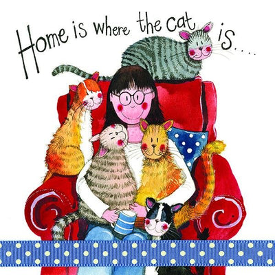 Home is where the Cat is- Large Card - Lemon And Lavender Toronto