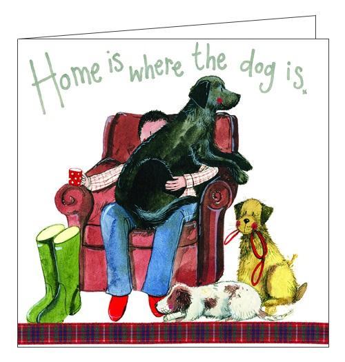 Home is where the Dog is- Large Card - Lemon And Lavender Toronto