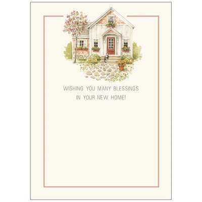 Home Is Where You Are - Faith Congratulations Card - Lemon And Lavender Toronto