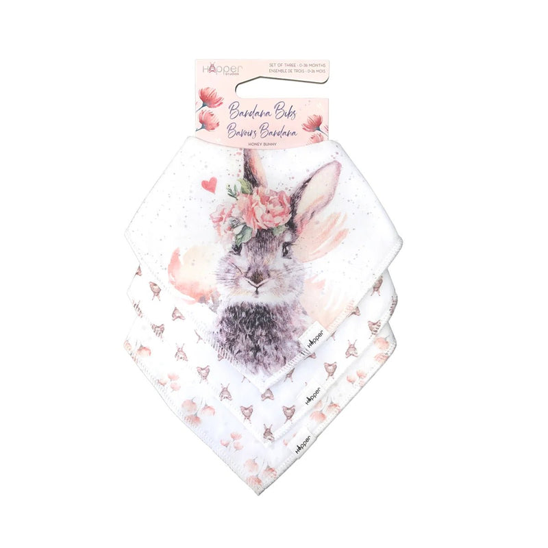 Honey Bunny Bibs Set of 3 - Lemon And Lavender Toronto