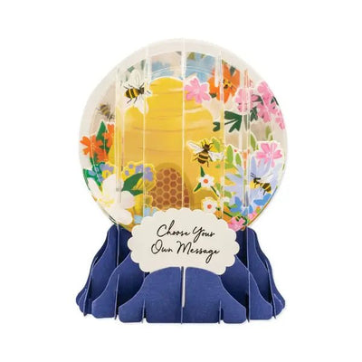 Honeybees Balloons Globe Card - Lemon And Lavender Toronto