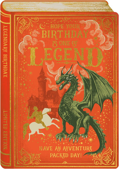 Hope your birthday is one of legend Novel Cards - Lemon And Lavender Toronto