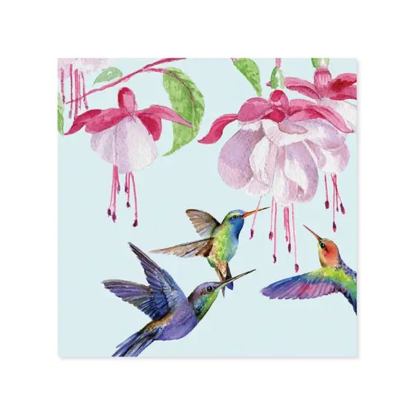 Hummingbirds POP UP Card - Lemon And Lavender Toronto