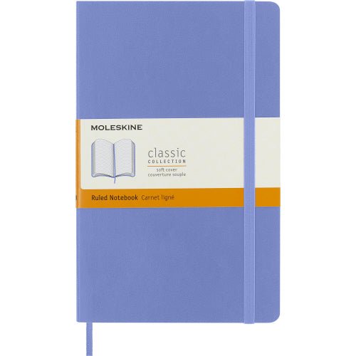 Hydrangea Blue Ruled Notebook Soft Cover - Lemon And Lavender Toronto