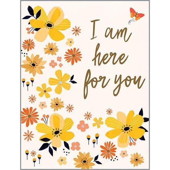 I am Here for you Card - Lemon And Lavender Toronto