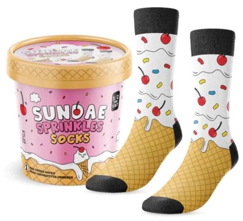 Ice Cream Pint Socks - Lemon And Lavender Toronto