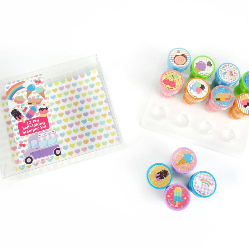 Ice Cream Themed Stamp Kit For Kids - Lemon And Lavender Toronto