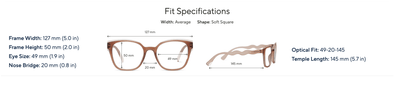 If You Say So - Brown- Peepers Reading Glasses - Lemon And Lavender Toronto