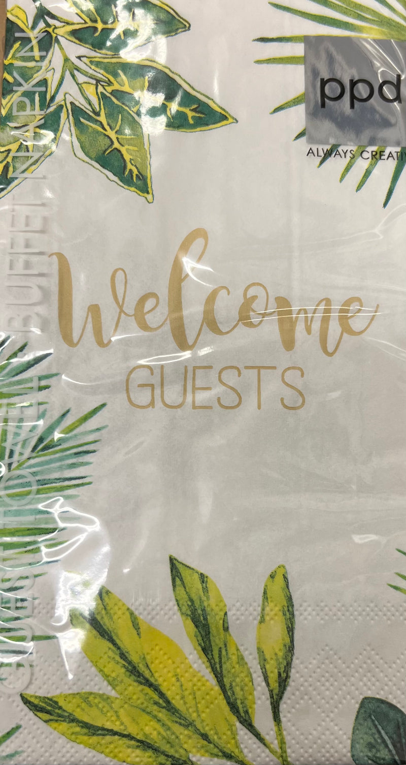 Welcome Guests Hostess/Guest Napkins