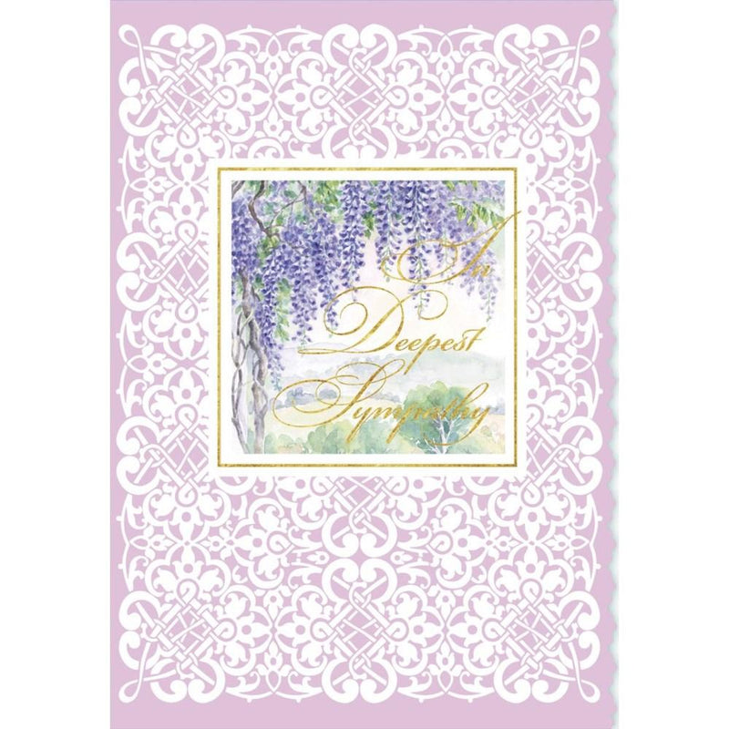 In Deepest Sympathy Card - Lemon And Lavender Toronto