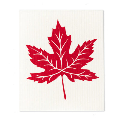 Inukshuk & Maple Leaf Dishcloths. Set of 2 - Lemon And Lavender Toronto