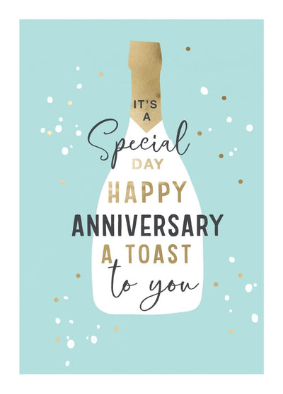 It’s a special day happy anniversary a toast to you Card - Lemon And Lavender Toronto
