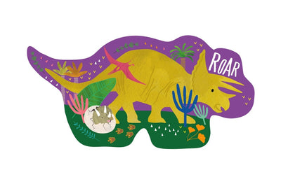 Jigsaw 12pc - Dino - Lemon And Lavender Toronto