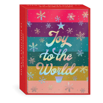 Joy to the World Boxed Holiday Cards- Set of 12 - Lemon And Lavender Toronto