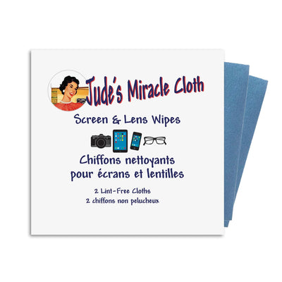 Jude's Original Miracle Cloth Screen & Lens Wipes - Lemon And Lavender Toronto