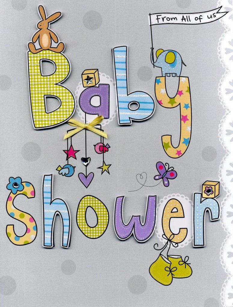 Jumbo Baby Shower Card - Lemon And Lavender Toronto