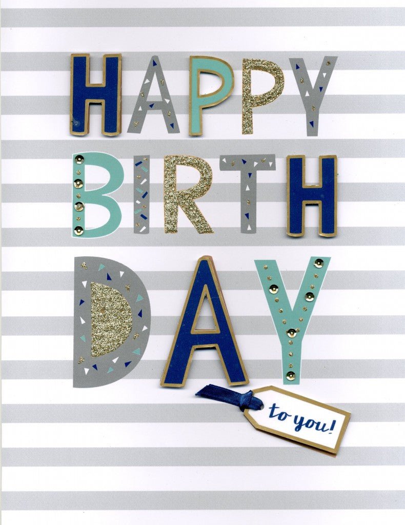 Jumbo Birthday Card - Lemon And Lavender Toronto