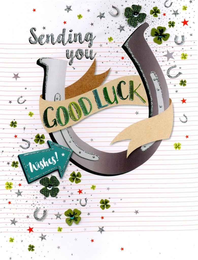 Jumbo Good Luck Card - Lemon And Lavender Toronto