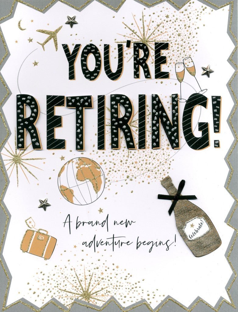 Jumbo Retirement Card - Lemon And Lavender Toronto