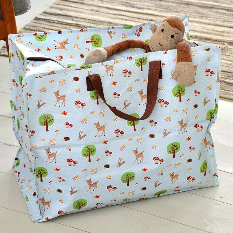 Jumbo storage bag - Woodland Creatures - Lemon And Lavender Toronto