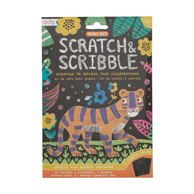 Jungle fun mini scratch and scribble art kit - Lemon And Lavender Toronto