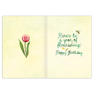 Just Bloom Birthday Card - Lemon And Lavender Toronto