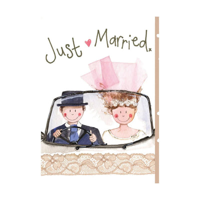 Just Married Card - Lemon And Lavender Toronto