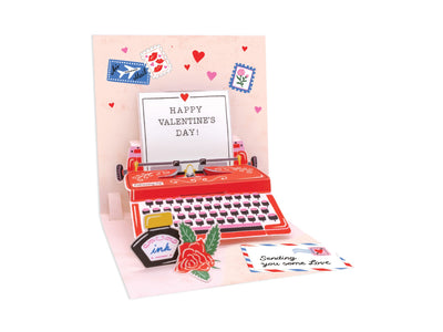Just my Type - Valentine's Pop Up Card - Lemon And Lavender Toronto