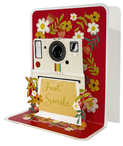 Just Smile Pop-up Small 3D Card - Lemon And Lavender Toronto