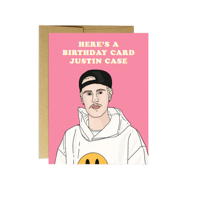 Justin Bieber Birthday Card - Lemon And Lavender Toronto