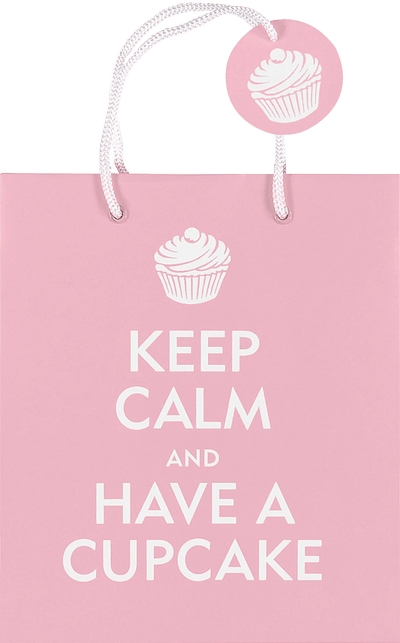 Keep Calm & Have A Cupcake Gift Bag - Lemon And Lavender Toronto