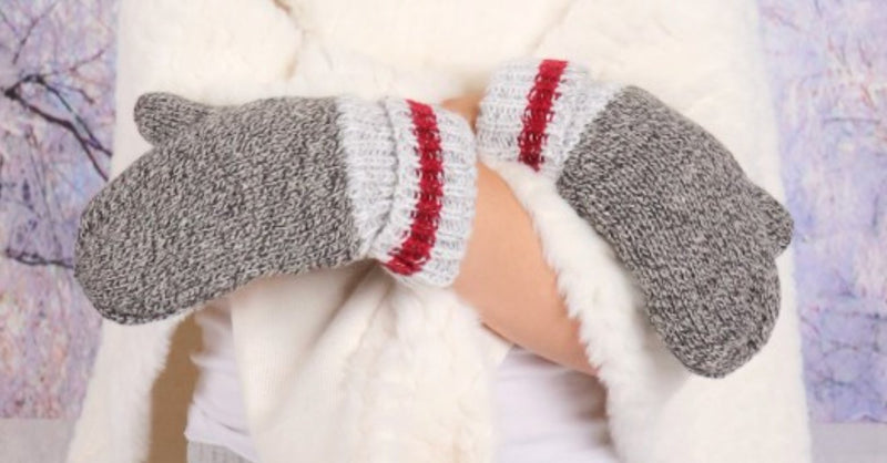 Kids Canadiana Gloves - Lemon And Lavender Toronto