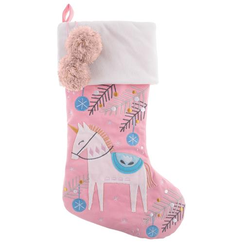 Kids Embroidered Stocking SOLD INDIVIDUALLY - Lemon And Lavender Toronto