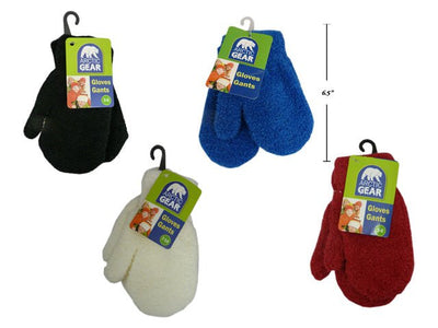 Kids Solid Colour Mittens - Sold Individually - Lemon And Lavender Toronto