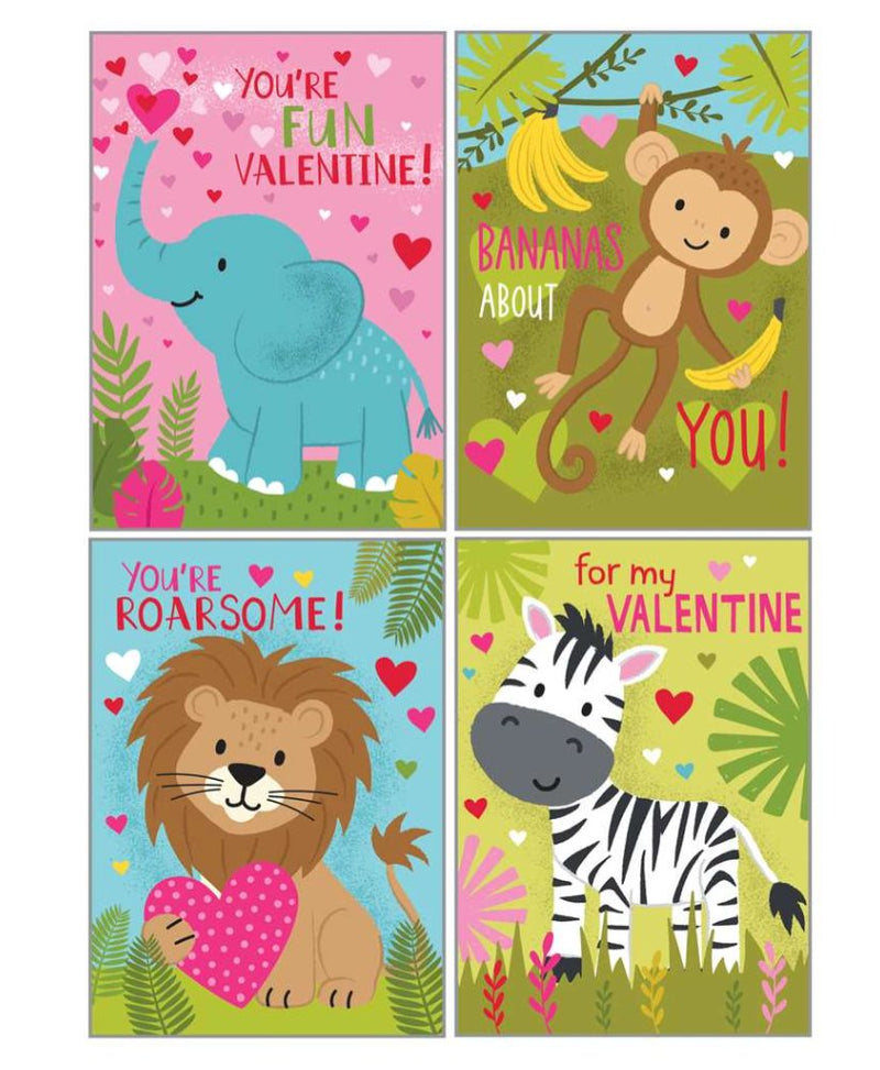 Kids Valentine Pack - Animal Friends - Lemon And Lavender Toronto