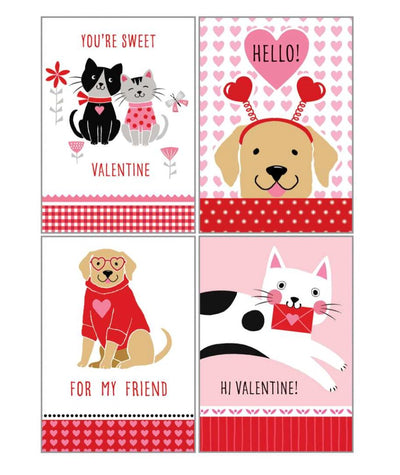 Kids Valentine Pack - Cats and Dogs - Lemon And Lavender Toronto