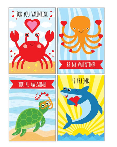 Kids Valentine Pack - Ocean Friends - Lemon And Lavender Toronto