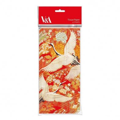 Kimono Cranes Tissue Paper - Lemon And Lavender Toronto