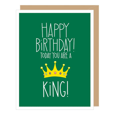 King For One Day Birthday Card - Lemon And Lavender Toronto