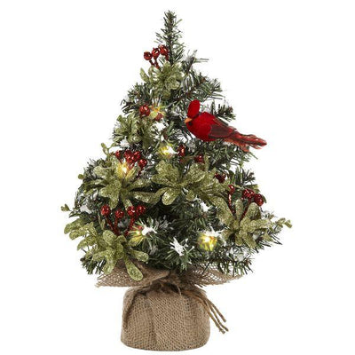 Kissing Krystal Cardinal Red LED Christmas Tree - Lemon And Lavender Toronto