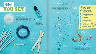 KLUTZ- Grow Your own Crystal Jewelry - Lemon And Lavender Toronto