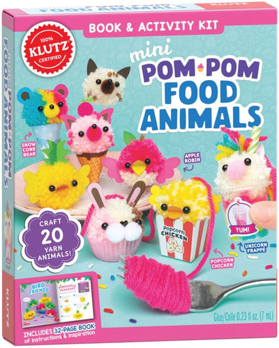 Klutz: Mini Pom-Pom Food Animals - Lemon And Lavender Toronto